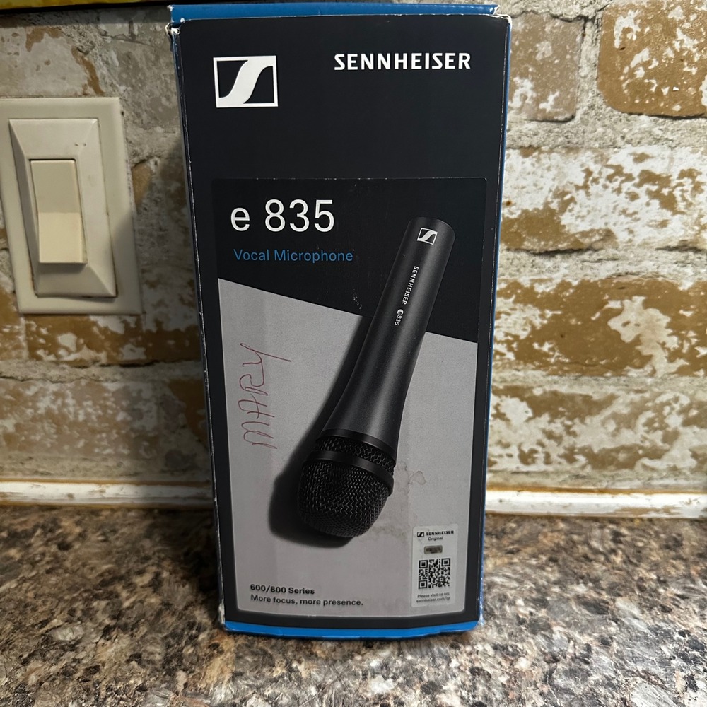Sennheiser e 835 Vocal Microphone Unisex OS Black Good Dynamic Cardioid Mic